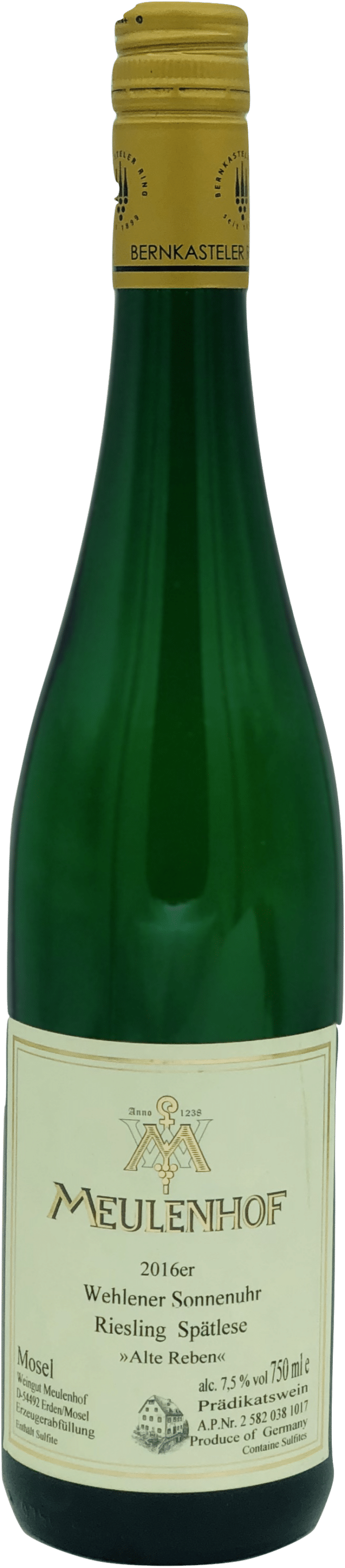 Meulenhof – Wehlener Sonnonuhr Riesling Spätlese Alte Reben 2016